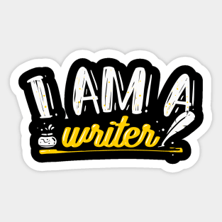 I'm a Writer - Author Sticker